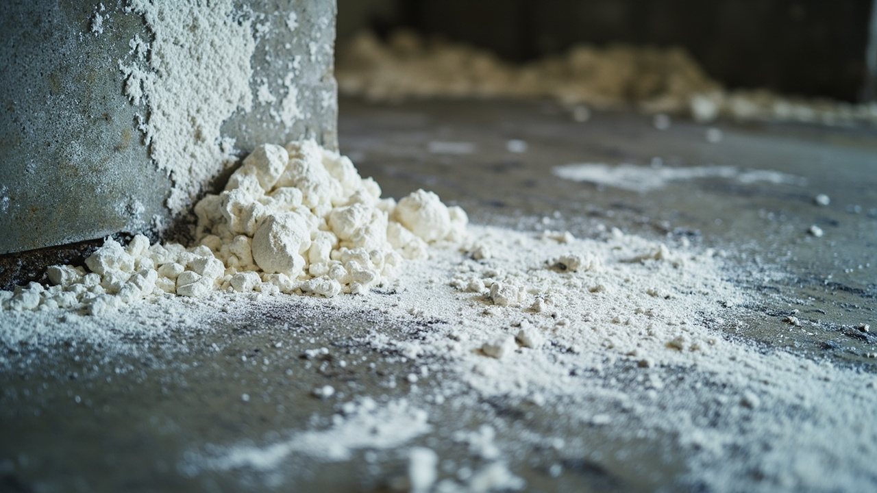 Why Tampa Concrete Develops White Powder and Salt Deposits