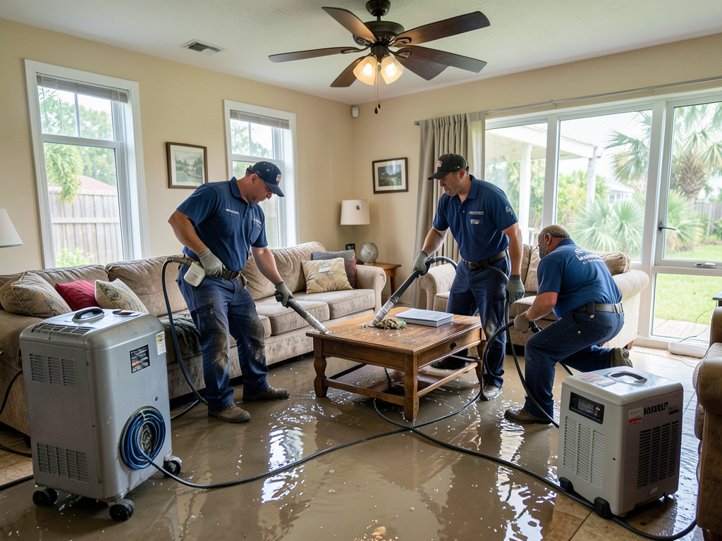 How Clogged Gutters and Downspouts Can Lead to a Flooded Living Room in Wooded Lutz Neighborhoods
