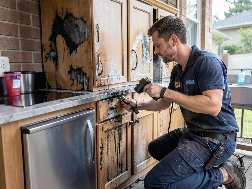 How to clean up and restore an outdoor kitchen in