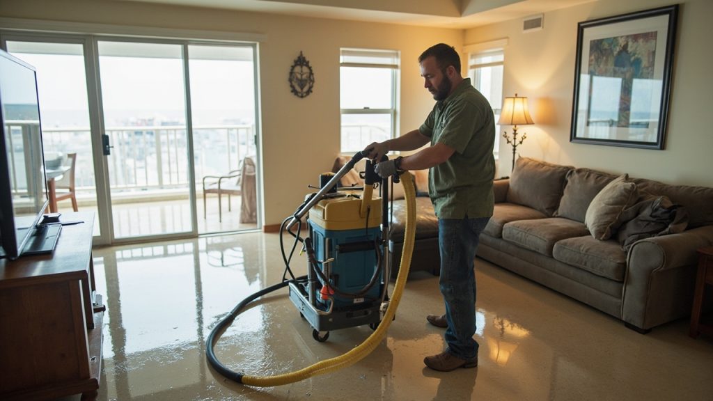 Immediate cleanup for rocky point condos after a c