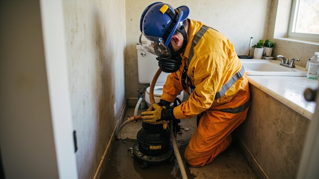 Safe and efficient sewage backup cleanup for east