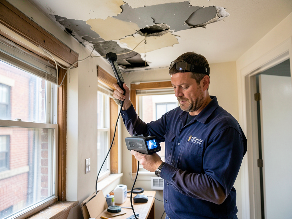 Who pays for water damage in a rented ybor city ap