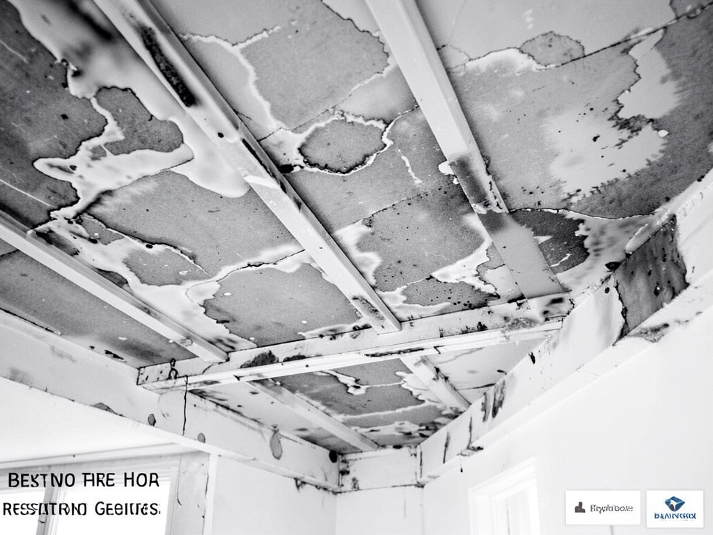 Why you should never touch a wet popcorn ceiling in your University Square home